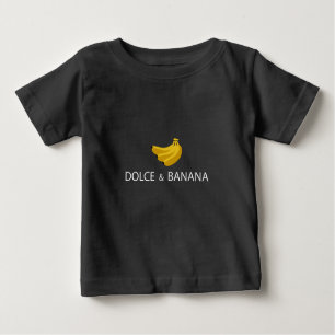 Camiseta Para Bebê Dolce und Banana- Geschenkidee