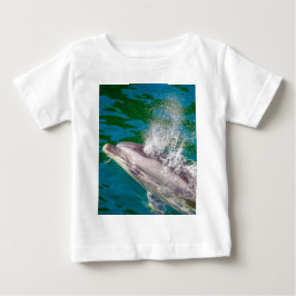 Camiseta Para Bebê Dolphin In Milford Sound, Nova Zelândia