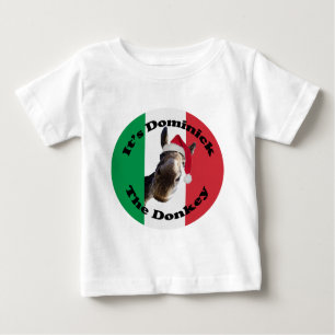 Camiseta Para Bebê dominick o asno