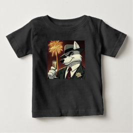 Camiseta Para Bebê Don Lupo Canino "Ano Novo"