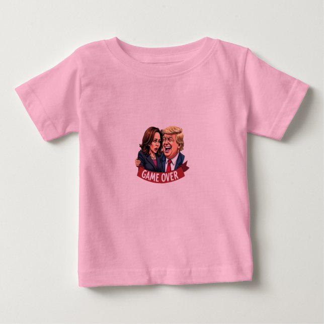 Camiseta Para Bebê Donald Trump (Frente)