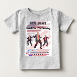 Camiseta Para Bebê Donald Trump Criança todler T-Shirt