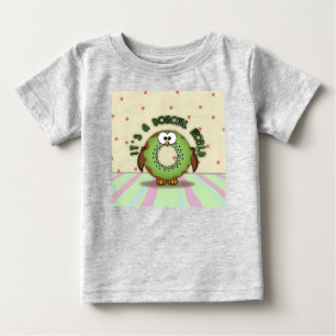 Camiseta Para Bebê donowl kiwi -