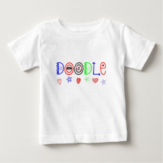 Camiseta Para Bebê Doodle