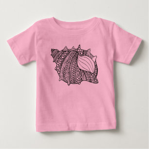 Camiseta Para Bebê Doodle inspirado