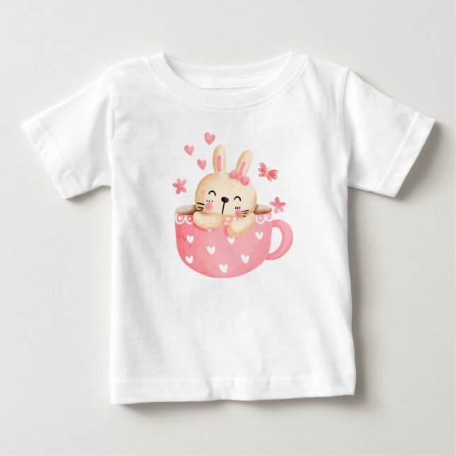 Camiseta Para Bebê Dormindo  (Frente)
