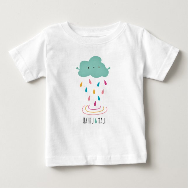 Camiseta Para Bebê Dos "t-shirt de Maui haicais" (Frente)