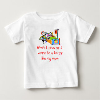 Camiseta Para Bebê Doutor Como Minha Mãe Bebê T-Shirt