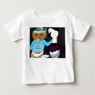 Camiseta Para Bebê Dovi Zazzles