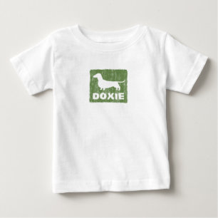 Camiseta Para Bebê Doxie
