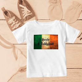 Camiseta Para Bebê Doyle Irish Flag
