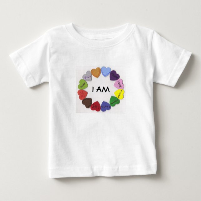 Camiseta Para Bebê Doze poderes (Frente)