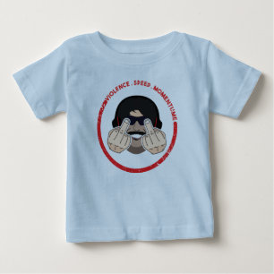 Camiseta Para Bebê Dr. Ignora Violência Velocidade Momentum T-Shirt