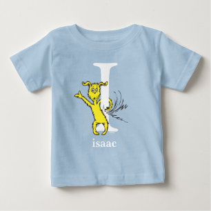 Camiseta Para Bebê Dr. Seuss ABC: Carta I - Branco   Adicione seu nom