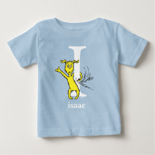 Camiseta Para Bebê Dr. Seuss ABC: Letra I - Branco   Adicione seu nom