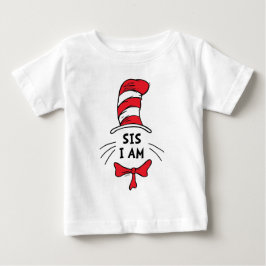 Camiseta Para Bebê Dr. Seuss | Gato no Chapéu - Eu sou eu