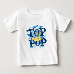 Camiseta Para Bebê Dr. Seuss   Gostamos de Saltar em Cima do Pop