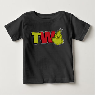 Camiseta Para Bebê Dr. Seuss Grinch 2º Aniversário - Dois