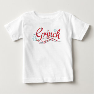 Camiseta Para Bebê Dr. Seuss  O Grinch — O vermelho e o azul