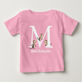 Camiseta Para Bebê Dr. Seuss's ABC: Letter M - White | Add Your Name