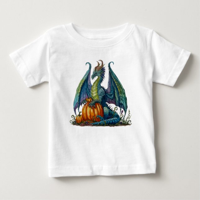 Camiseta Para Bebê Dragão (Frente)