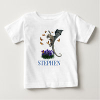 Dragão Bebês Com Borboletas Personalizadas