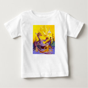 Camiseta Para Bebê Dragão Cookout Toddler T-Shirt