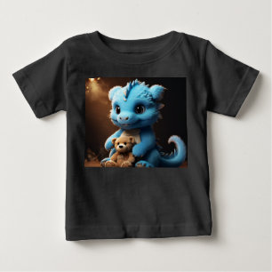 Camiseta Para Bebê Dragão da Baía com Tee Ursinho