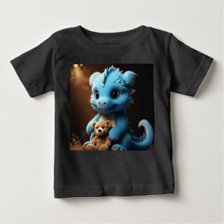 Camiseta Para Bebê Dragão da Baía com Tee Ursinho