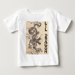 Camiseta Para Bebê Dragão de Lil