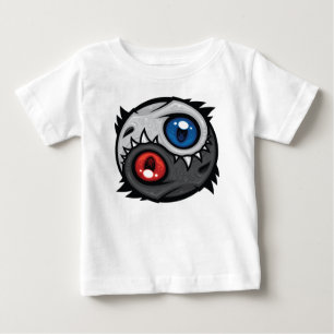 Camiseta Para Bebê Dragão Yin Yang do Bem e do Mal