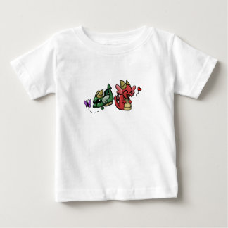 Camiseta Para Bebê Dragões carnudos