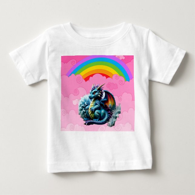 Camiseta Para Bebê Dragões Cujos (Frente)