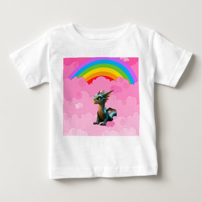 Camiseta Para Bebê Dragões Cujos (Frente)
