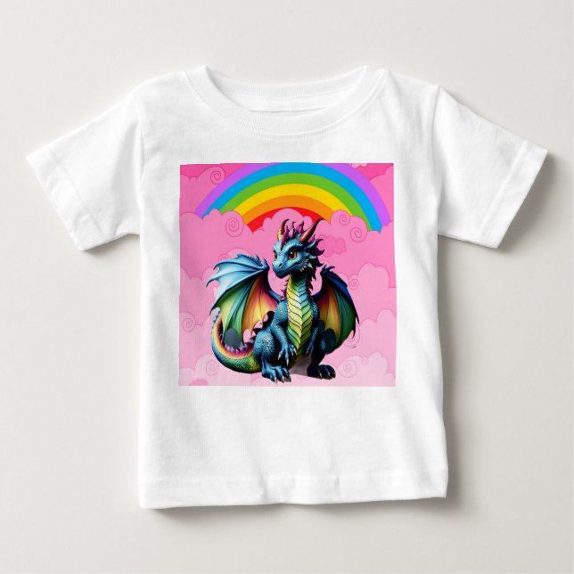 Camiseta Para Bebê Dragões Cujos (Frente)