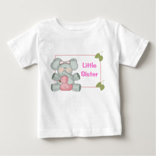 Camiseta Para Bebê Dragonistas do Elefante do Pequeno Irmão Zoológico