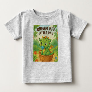 Camiseta Para Bebê Dream Big Little One Tee