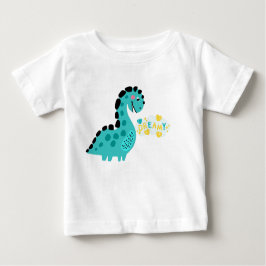 Camiseta Para Bebê Dreamy Dinosaur