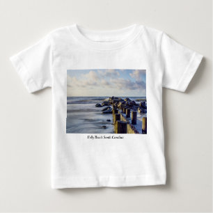 Camiseta Para Bebê Dreamy Folly Seawall Baby T-shirt
