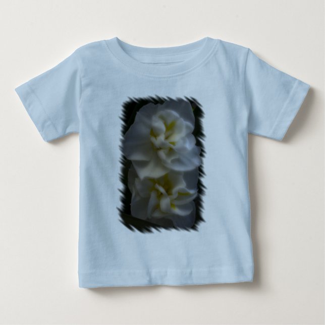 Camiseta Para Bebê Dreamy Narcissus Daffodils (Frente)