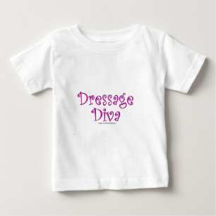 Camiseta Para Bebê Dressage Diva