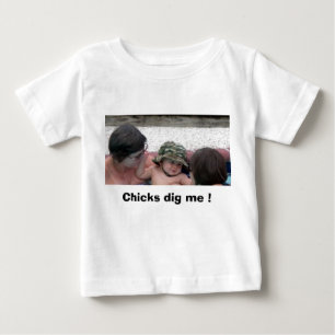 Camiseta Para Bebê DSCN0379, pintinhos escavam-me!