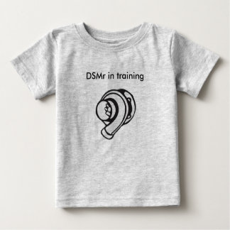 Camiseta Para Bebê DSMr no treinamento