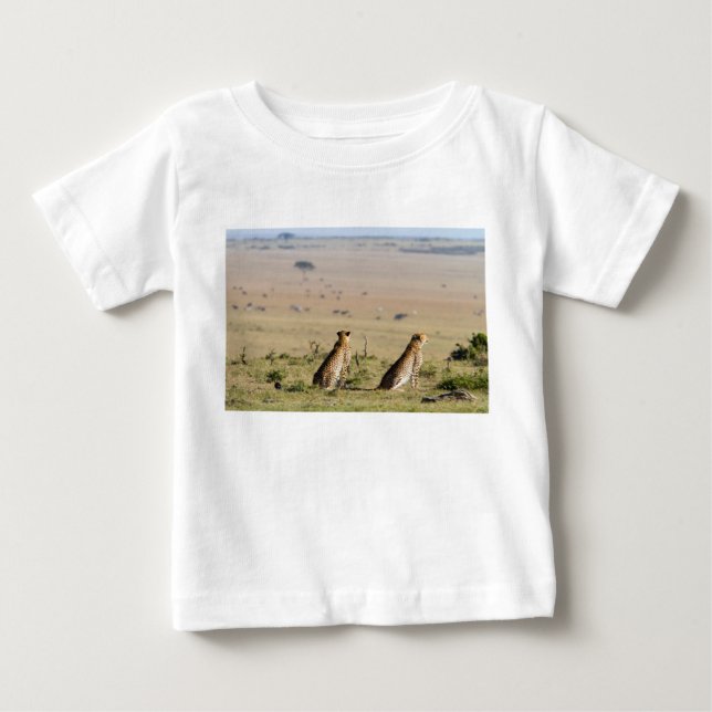 Camiseta Para Bebê Duas chitas no olhar (Frente)