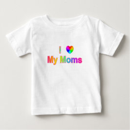 Camiseta Para Bebê Duas Mães