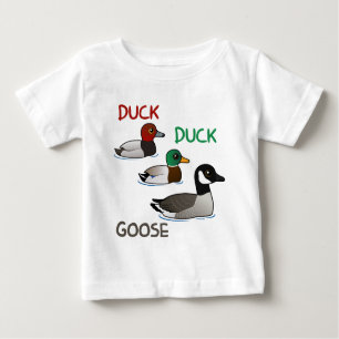 Camiseta Para Bebê Duck Duck Goose