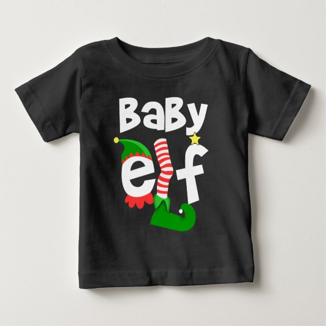 Camiseta Para Bebê Duende do bebê (Frente)