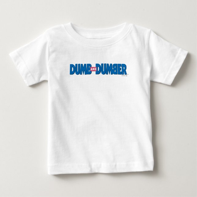 Camiseta Para Bebê Dumb e Dumber (Frente)