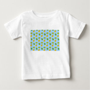 Camiseta Para Bebê durianos azuis