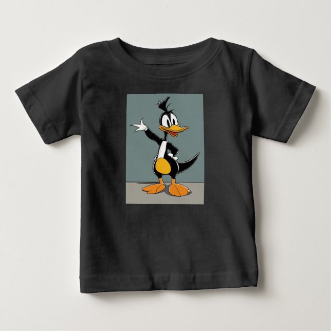 Camiseta Para Bebê Dusty o Pato (Frente)